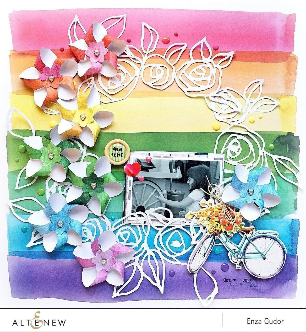 Altenew Scrapbook Reflection Collection Chipboard Sticker Sheet