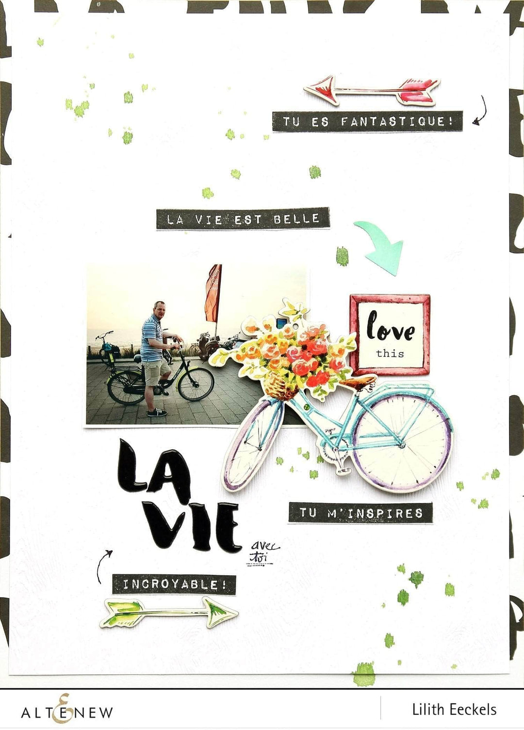 Altenew Scrapbook Reflection Collection Chipboard Sticker Sheet