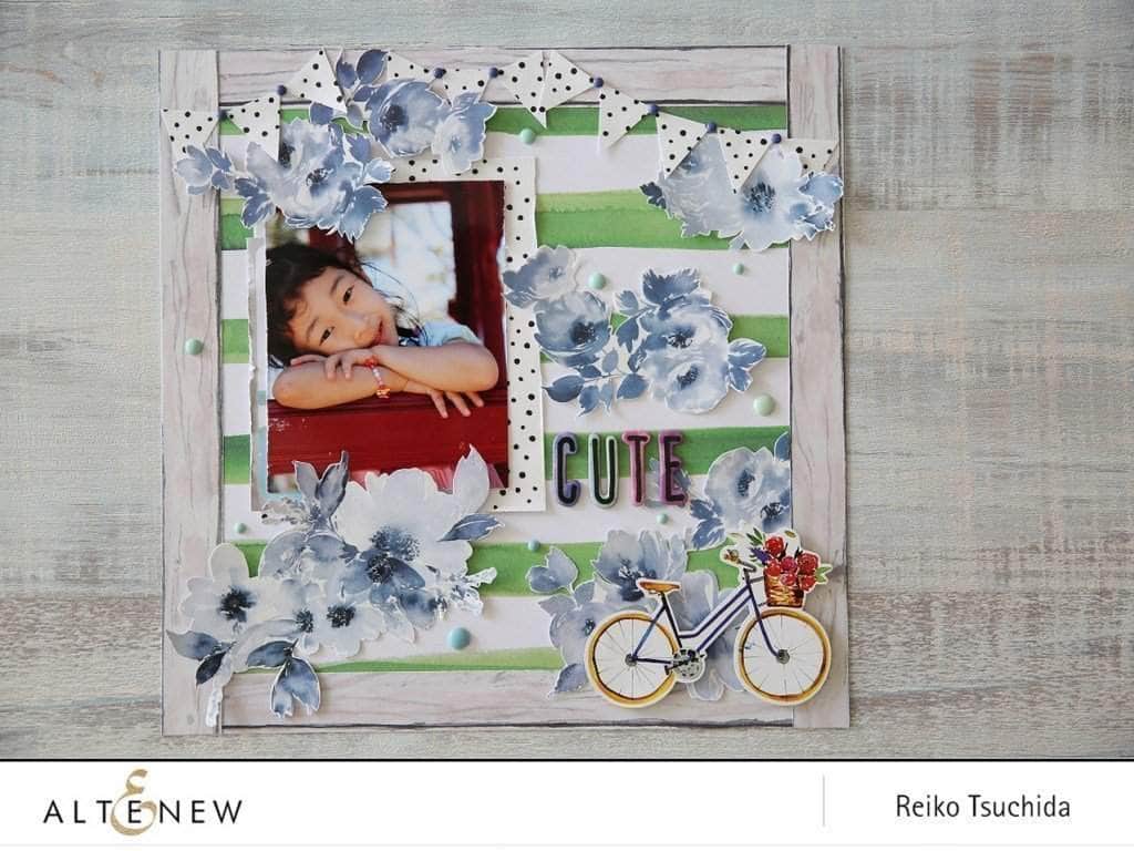 Altenew Scrapbook Reflection Collection Chipboard Sticker Sheet