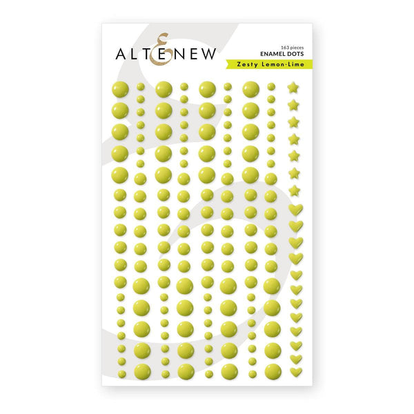 Zesty Lemon-Lime Promo Enamel Dots