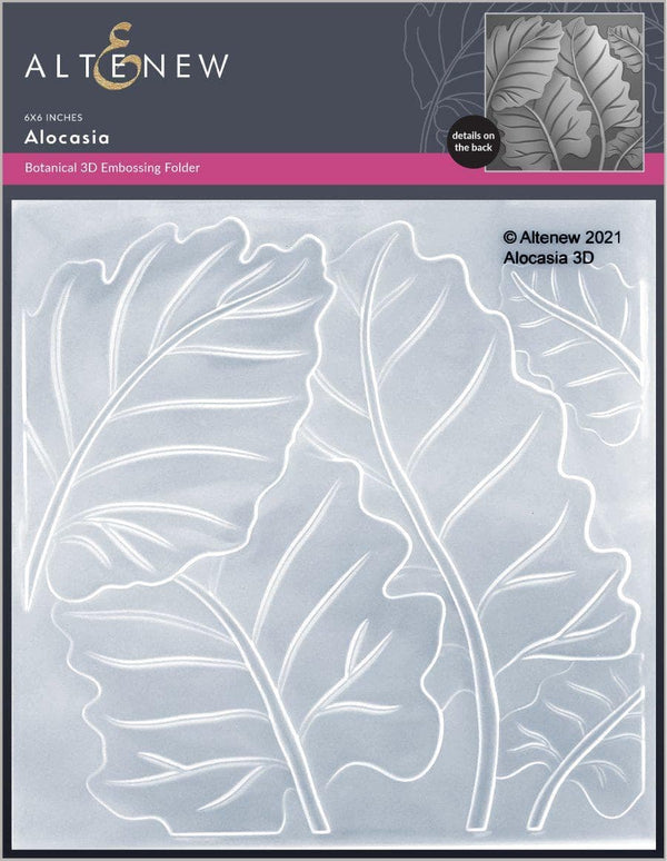 Part A-Glitz Art Craft Co.,LTD Embossing Folder Alocasia 3D Embossing Folder