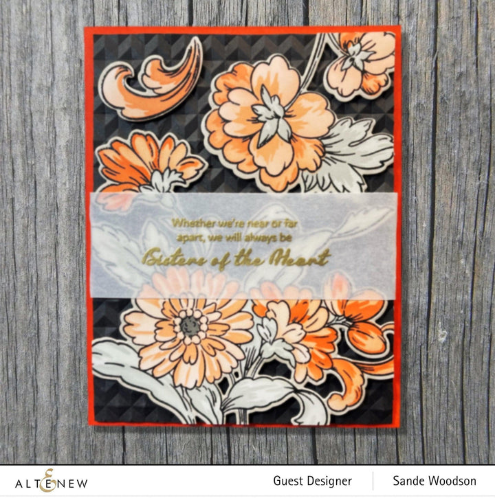 Part A-Glitz Art Craft Co.,LTD Embossing Folder Angled Mosaic 3D Embossing Folder