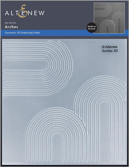 Part A-Glitz Art Craft Co.,LTD Embossing Folder Arches 3D Embossing Folder