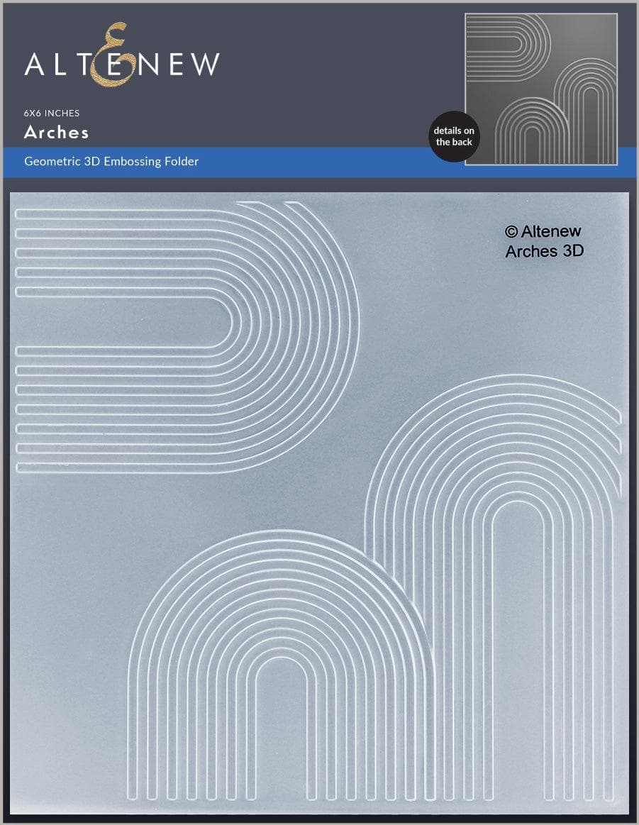 File Emboss Altenew Arches 3D Embossing Folder