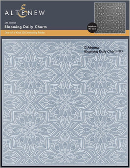 Blooming Doily Charm 3D Embossing Folder
