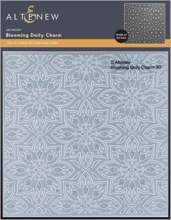 Blooming Doily Charm 3D Embossing Folder