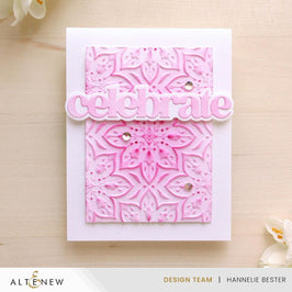 Blooming Doily Charm 3D Embossing Folder