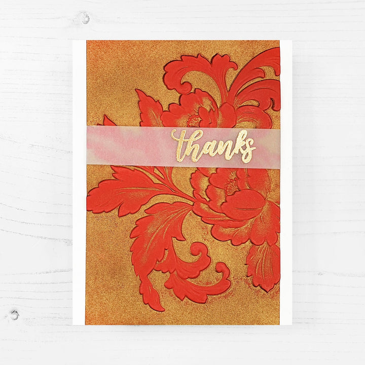 Book Cover Engravings Embossing Folder