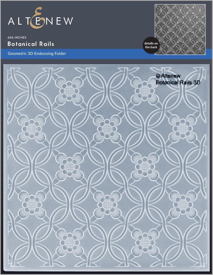 Botanical Rails 3D Embossing Folder | Altenew