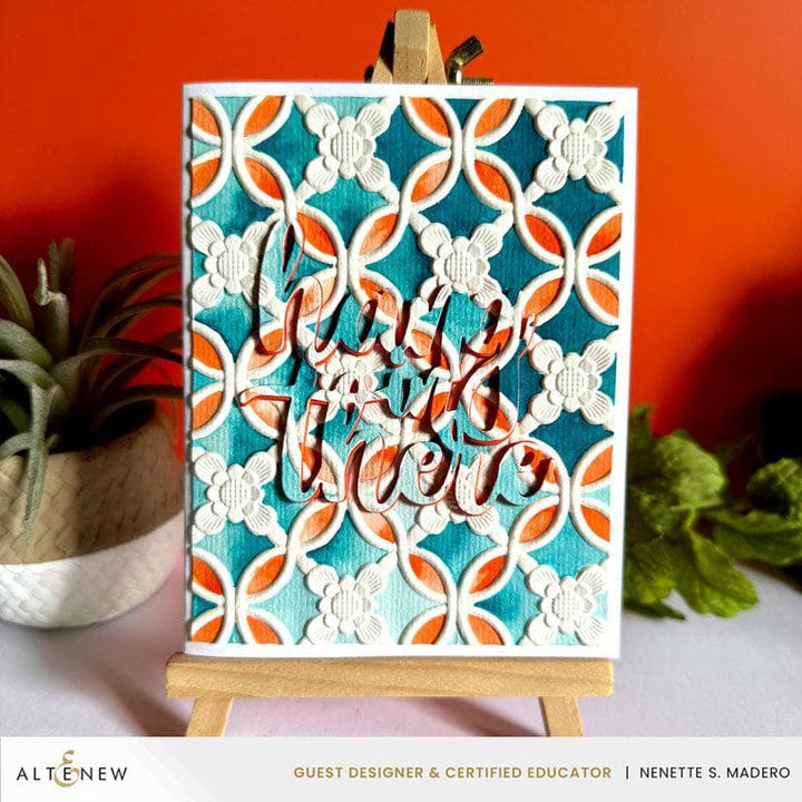 Botanical Rails 3D Embossing Folder