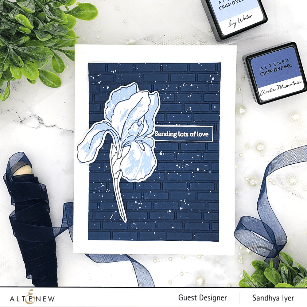 Part A-Glitz Art Craft Co.,LTD Embossing Folder Brick Wall 3D Embossing Folder