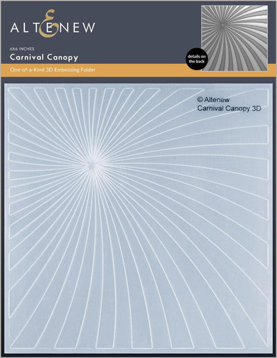 Part A-Glitz Art Craft Co.,LTD Embossing Folder Carnival Canopy 3D Embossing Folder