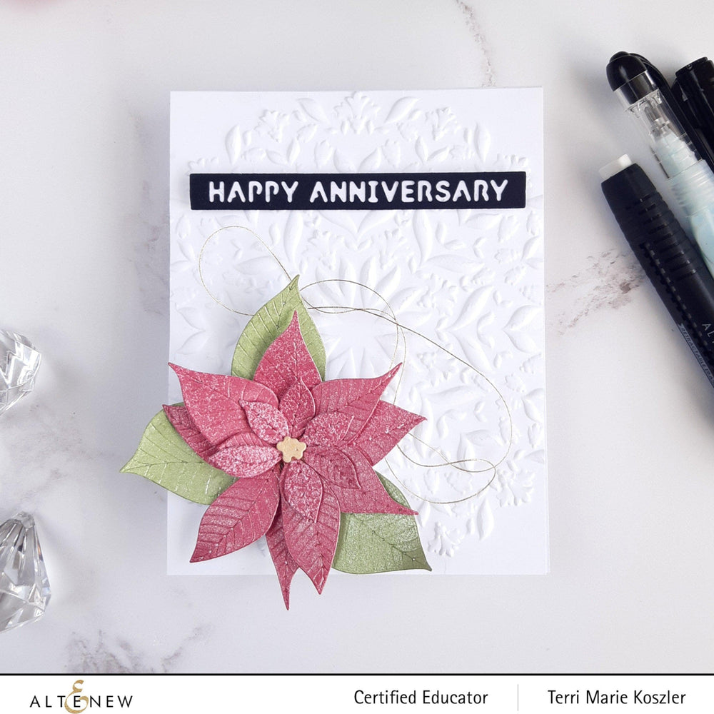 Part A-Glitz Art Craft Co.,LTD Embossing Folder Charming Mandala 3D Embossing Folder