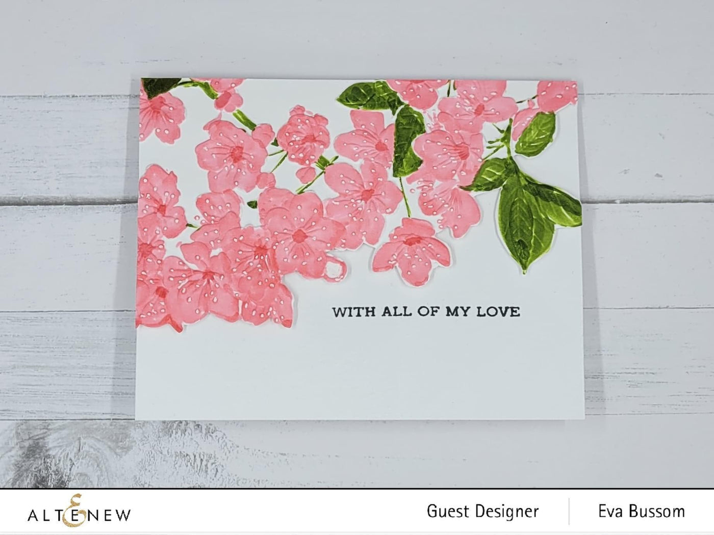 Part A-Glitz Art Craft Co.,LTD Embossing Folder Cherry Plum Blossom 3D Embossing Folder
