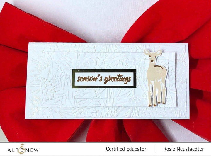 Part A-Glitz Art Craft Co.,LTD Embossing Folder Classic Pinecones Slim 3D Embossing Folder