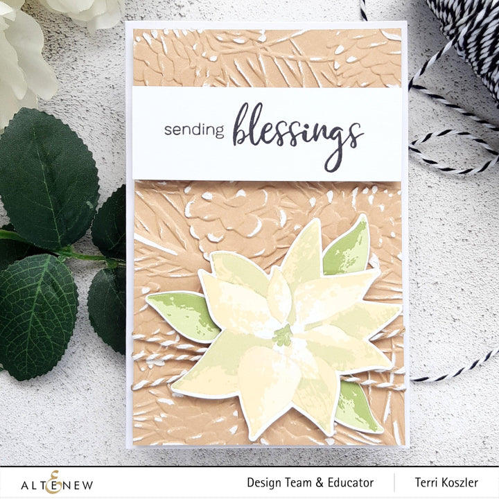 Part A-Glitz Art Craft Co.,LTD Embossing Folder Classic Pinecones Slim 3D Embossing Folder