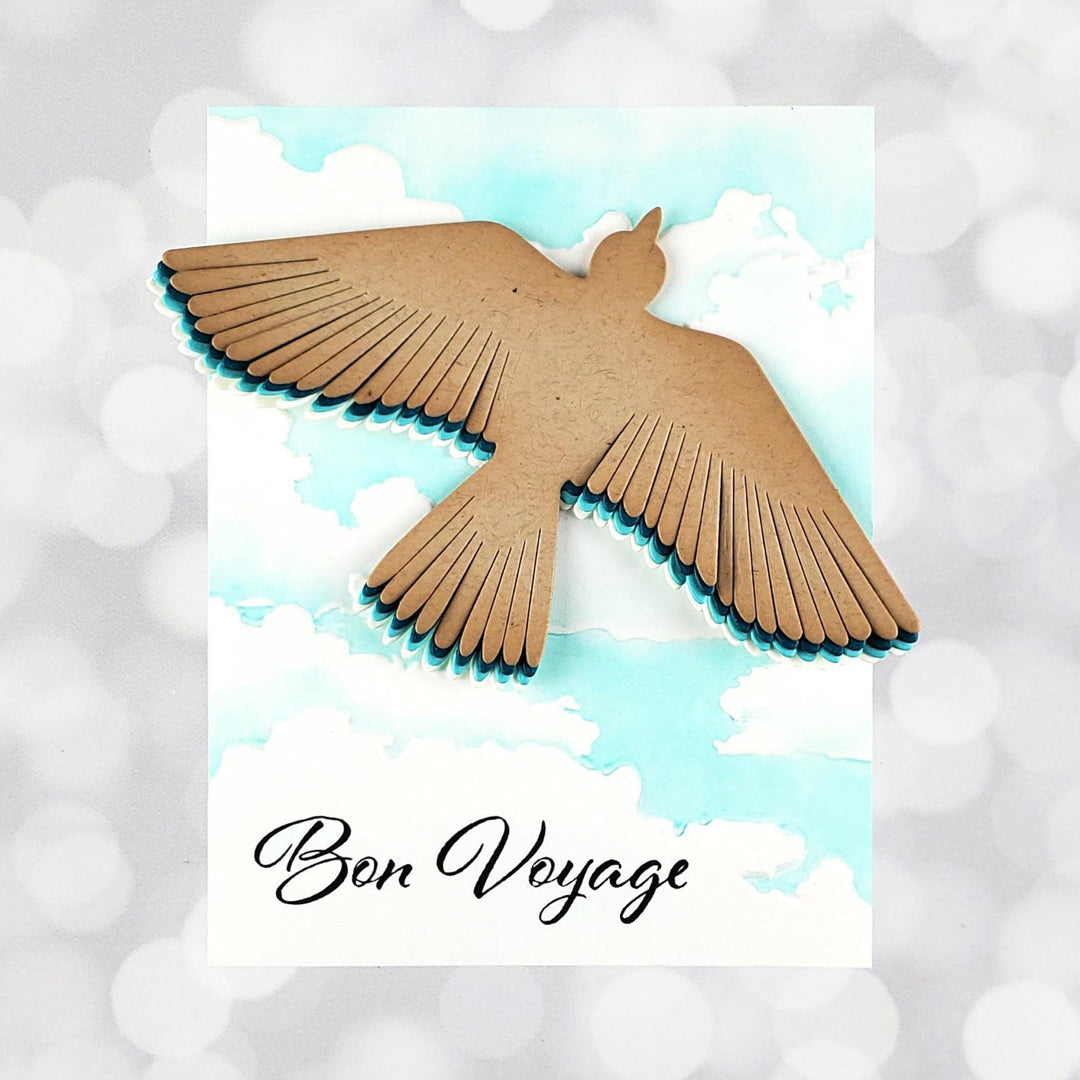 Part A-Glitz Art Craft Co.,LTD Embossing Folder Cloudy Day 3D Embossing Folder