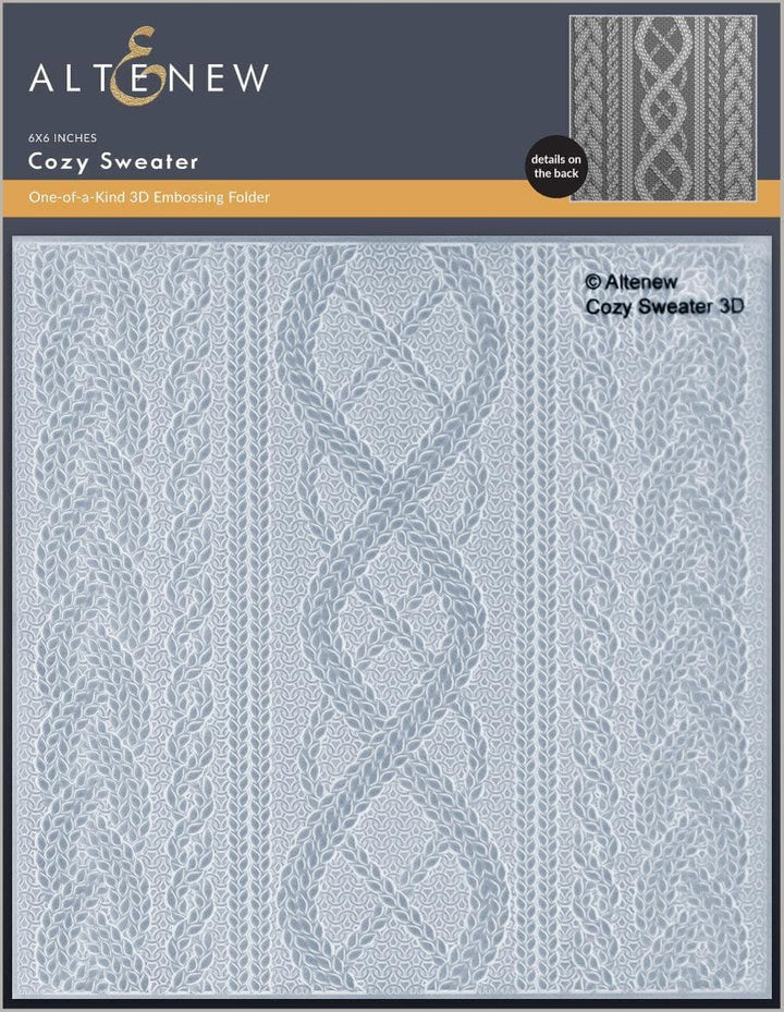 Cozy Sweater 3D Embossing Folder