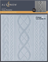 Cozy Sweater 3D Embossing Folder