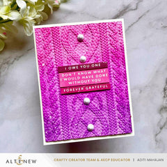 Cozy Sweater 3D Embossing Folder