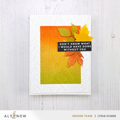 Cozy Sweater 3D Embossing Folder