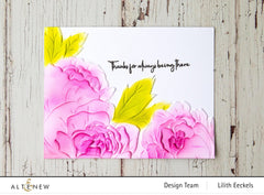 Part A-Glitz Art Craft Co.,LTD Embossing Folder Cupped Blossoms 3D Embossing Folder