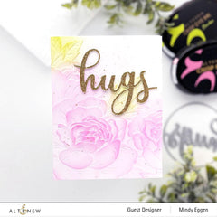 Part A-Glitz Art Craft Co.,LTD Embossing Folder Cupped Blossoms 3D Embossing Folder