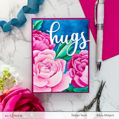 Part A-Glitz Art Craft Co.,LTD Embossing Folder Cupped Blossoms 3D Embossing Folder