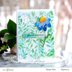 Part A-Glitz Art Craft Co.,LTD Embossing Folder Curving Leaves 3D Embossing Folder