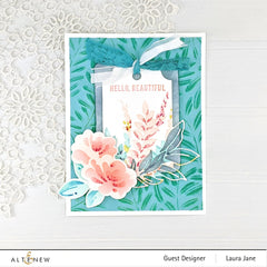 Part A-Glitz Art Craft Co.,LTD Embossing Folder Curving Leaves 3D Embossing Folder