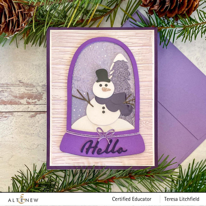 Part A-Glitz Art Craft Co.,LTD Embossing Folder Deck Planks 3D Embossing Folder