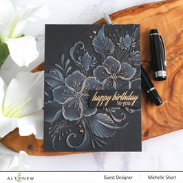Part A-Glitz Art Craft Co.,LTD Embossing Folder Decorative Florals 3D Embossing Folder