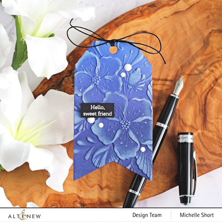 Part A-Glitz Art Craft Co.,LTD Embossing Folder Decorative Florals 3D Embossing Folder