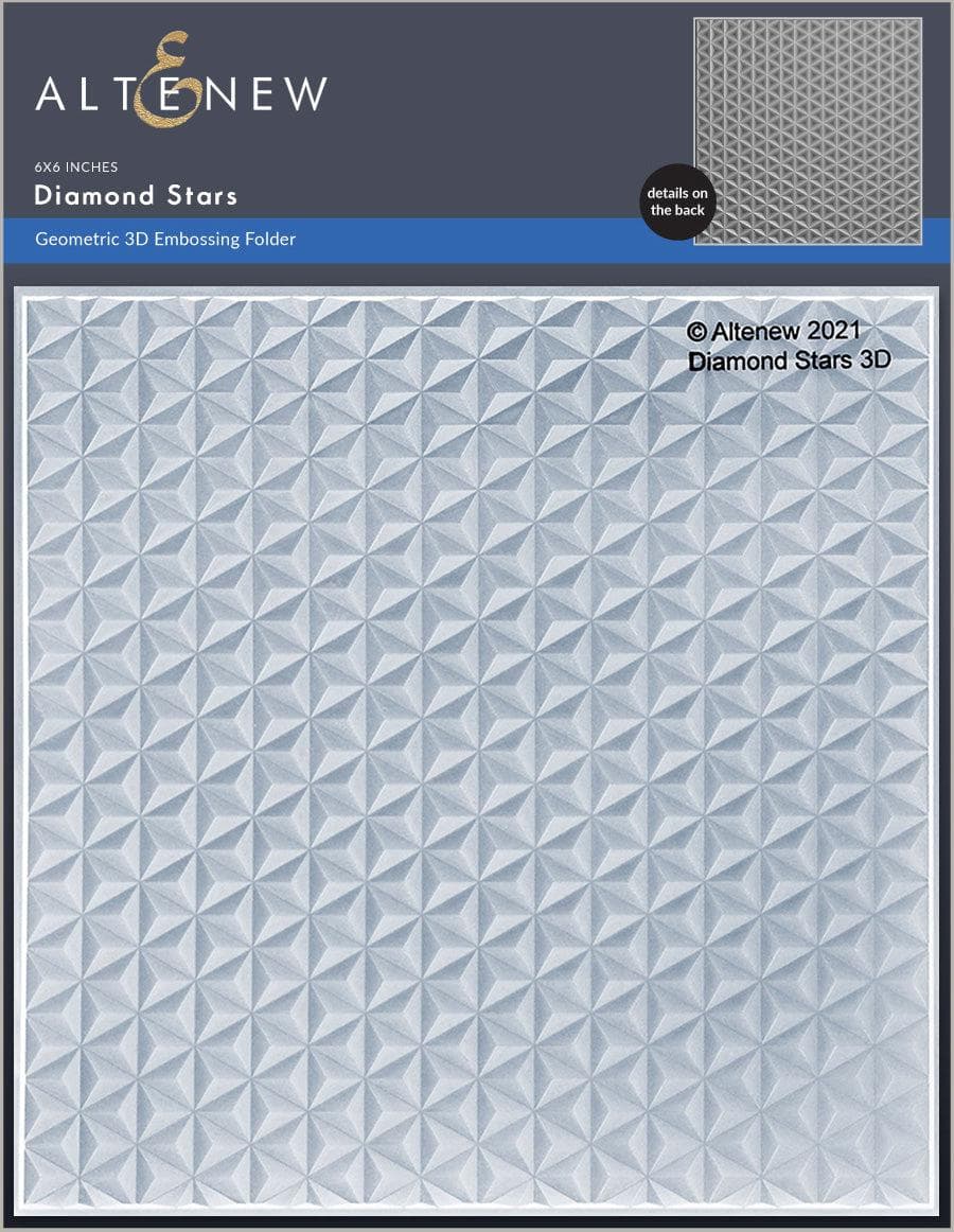 ⭐︎Diamond★ページ Diamond Stars 3D Embossing Folder for Stunning Textures | Altenew