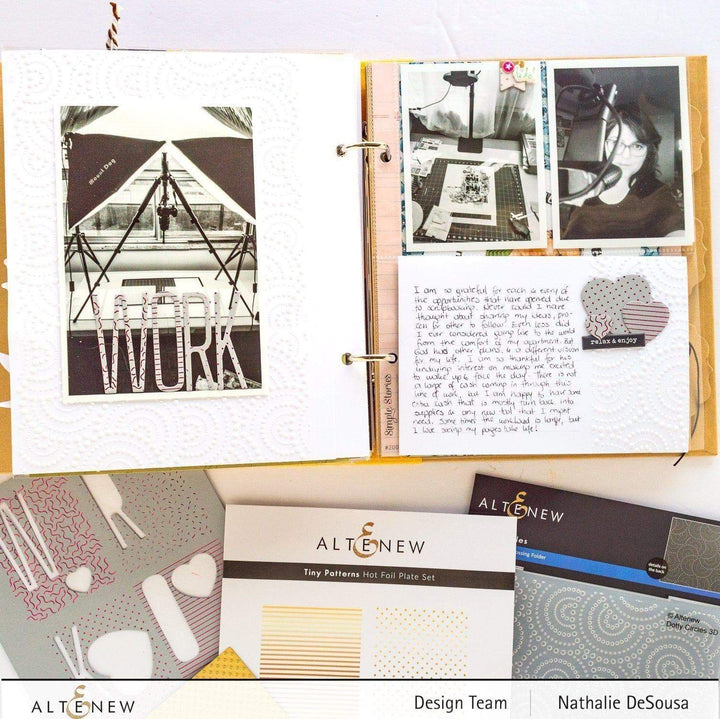 Part A-Glitz Art Craft Co.,LTD Embossing Folder Dotty Circles 3D Embossing Folder