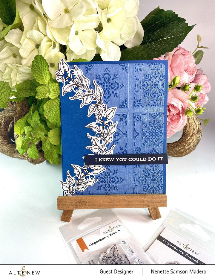 Part A-Glitz Art Craft Co.,LTD Embossing Folder Dreamy Tiles 3D Embossing Folder