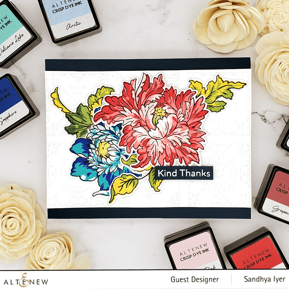 Part A-Glitz Art Craft Co.,LTD Embossing Folder Dreamy Tiles 3D Embossing Folder