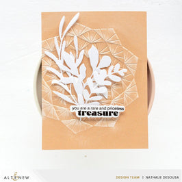 Part A-Glitz Art Craft Co.,LTD Embossing Folder Faceted Frame 3D Embossing Folder