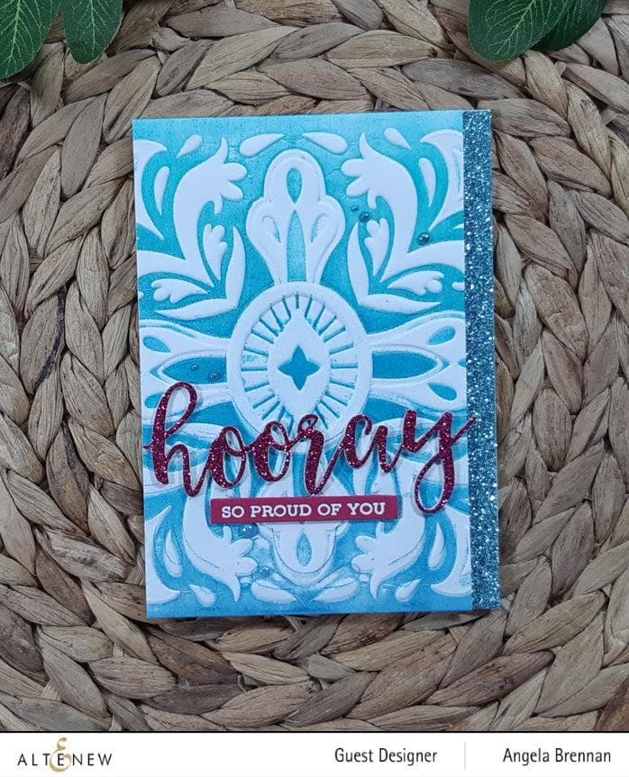 Part A-Glitz Art Craft Co.,LTD Embossing Folder Fantasy Emblem 3D Embossing Folder