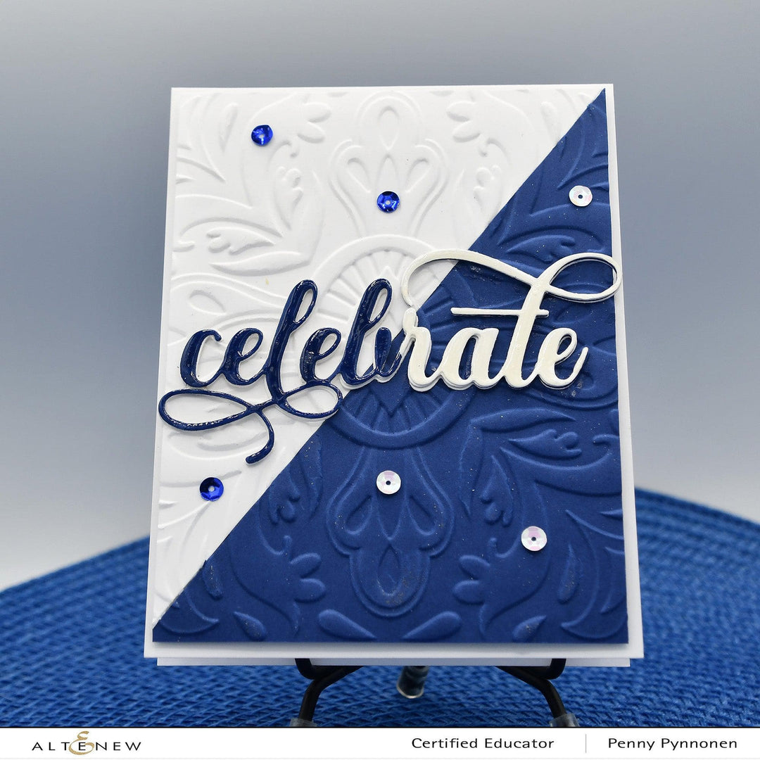 Part A-Glitz Art Craft Co.,LTD Embossing Folder Fantasy Emblem 3D Embossing Folder