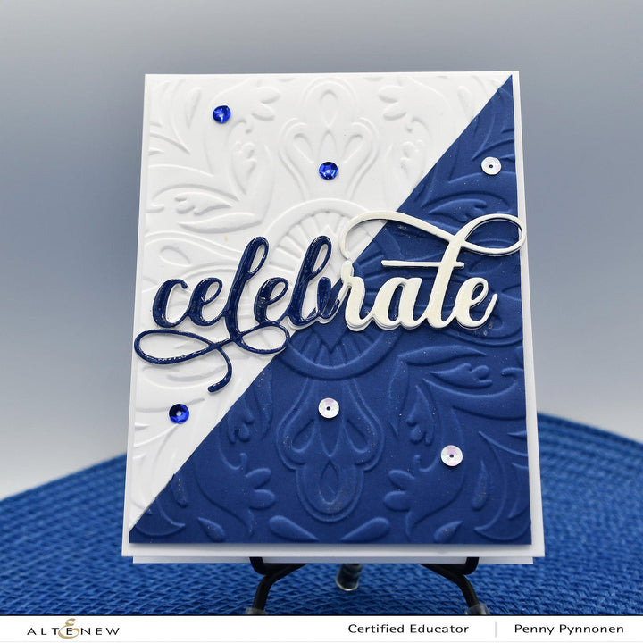 Part A-Glitz Art Craft Co.,LTD Embossing Folder Fantasy Emblem 3D Embossing Folder
