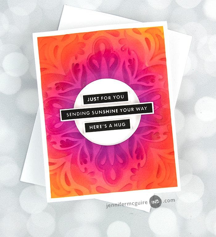 Part A-Glitz Art Craft Co.,LTD Embossing Folder Fantasy Emblem 3D Embossing Folder