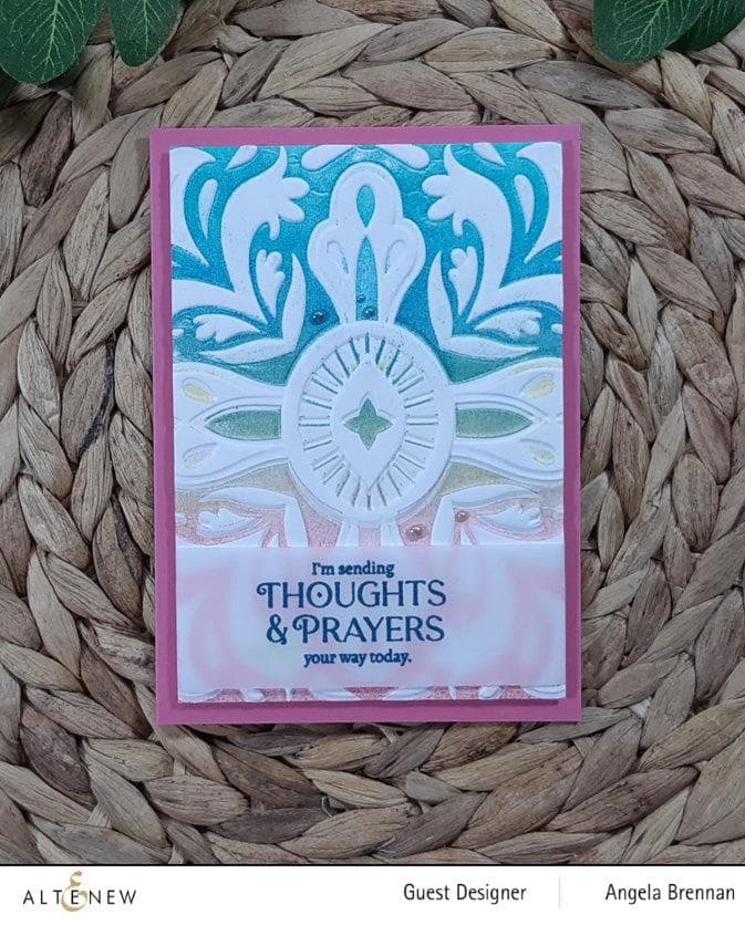 Part A-Glitz Art Craft Co.,LTD Embossing Folder Fantasy Emblem 3D Embossing Folder