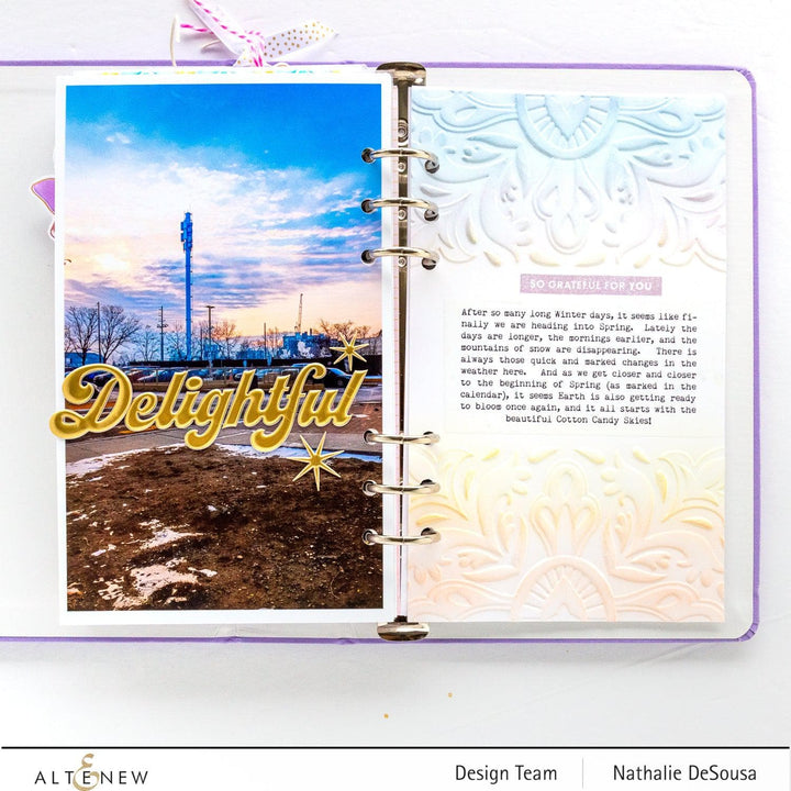 Part A-Glitz Art Craft Co.,LTD Embossing Folder Fantasy Emblem 3D Embossing Folder