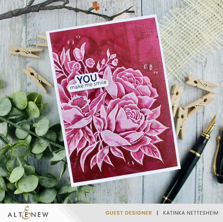 Farmhouse Florals 3D Embossing Folder