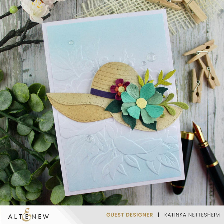 Farmhouse Florals 3D Embossing Folder