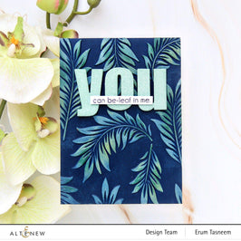 Part A-Glitz Art Craft Co.,LTD Embossing Folder Floating Foliage 3D Embossing Folder