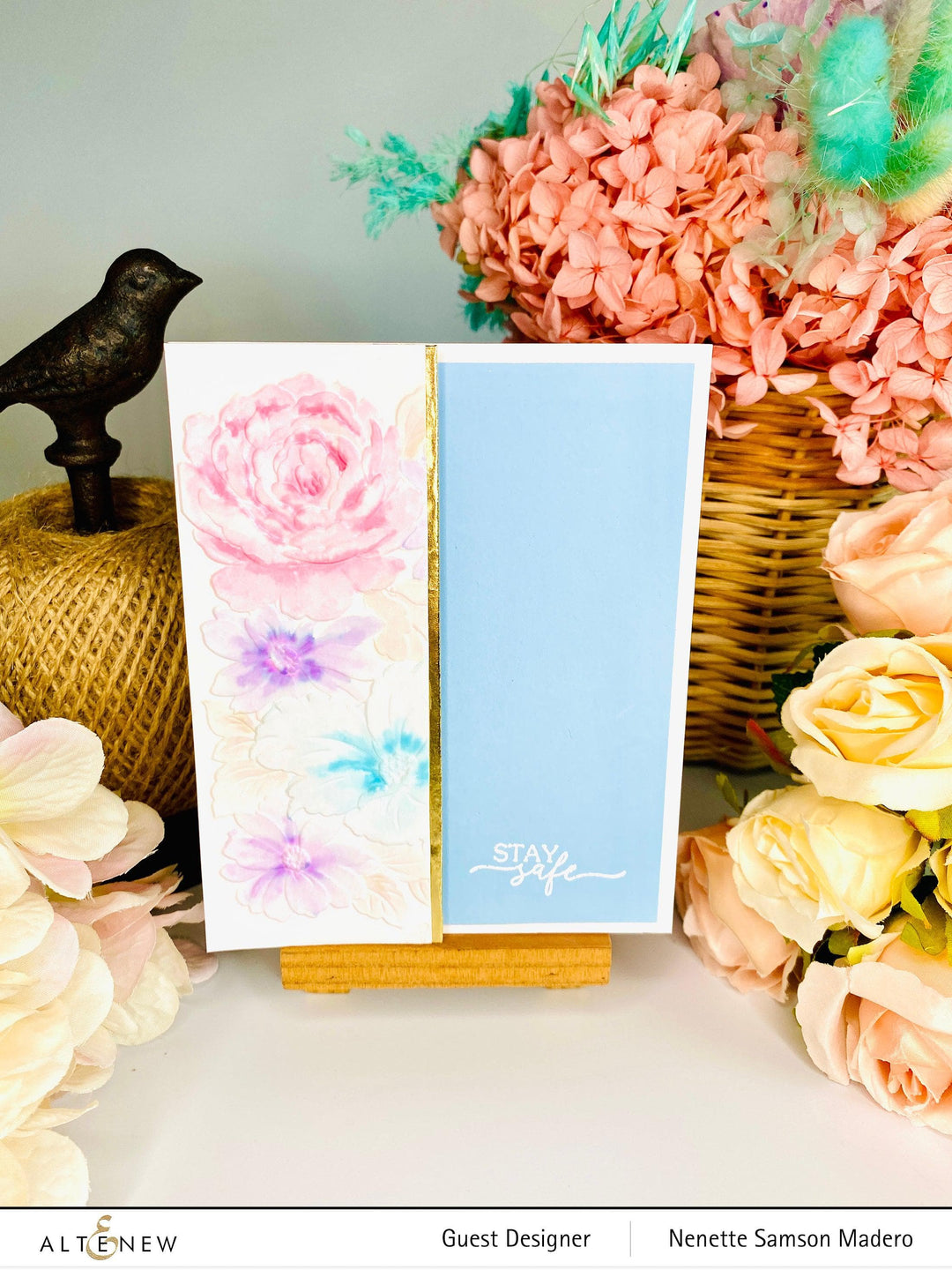 Part A-Glitz Art Craft Co.,LTD Embossing Folder Flower Bed 3D Embossing Folder