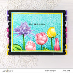 Part A-Glitz Art Craft Co.,LTD Embossing Folder Flowery Field 3D Embossing Folder