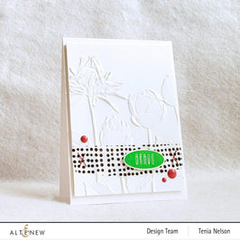 Part A-Glitz Art Craft Co.,LTD Embossing Folder Flowery Field 3D Embossing Folder